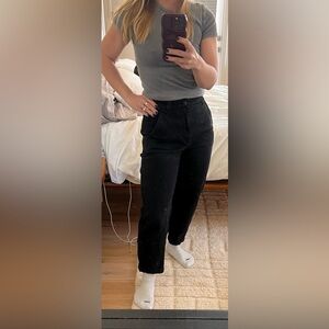 Everlane Black barrel Pants